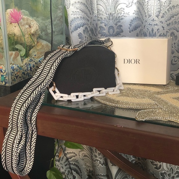 Dior cosmetics bag in to crossbody bag